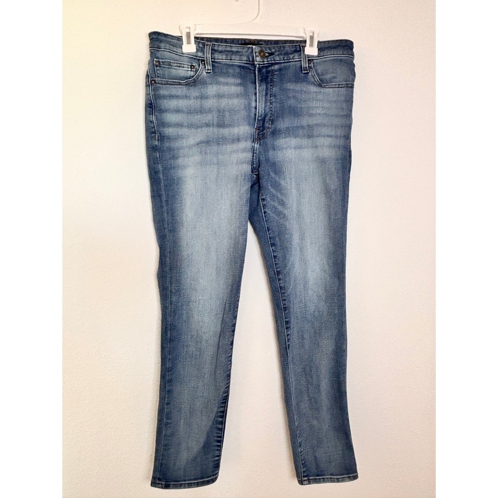Express Mens Athletic Slim Hyper Stretch Jeans Medium Wash Blue 34x32 (Fits 29)
